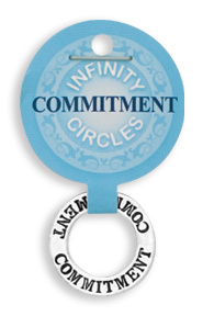 "Commitment" Infinity Pendant